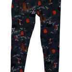Time and Tru Halloween Leggings Size Medium (8/10) Gray Photo 0