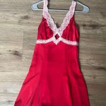 Wild Fable  red satin and lace dress Photo 0