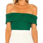 Lovers + Friends  Gellar Bodysuit in Forest Green Photo 0