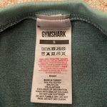 Gymshark green cropped long sleeve workout cinch back top women’s size small Photo 4