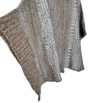 Splendid  Snowfall Turtleneck Poncho in Warm Sand Multi Large Y2K Photo 8
