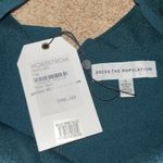 Dress the Population  Gracelyn Blouson Jersey Maxi Gown Thigh High Slit Pine S Photo 8