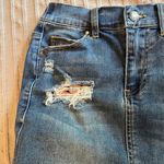 Grace & Lace Women’s Distressed Denim Skirt Sz XS Photo 5