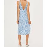 Topshop Cornflower Side Cutout Midi Dress Photo 4