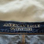 American Eagle Mid Wash  Ripped Jean Shorts Photo 4