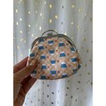 Pocchiri Jacquard Portemonnaie Japan Fuji Orange Kiss Lock Purse Set Photo 5