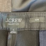 J.Crew Kate Straight Leg Pant in Structured Satin black size 16 Holiday cocktail Photo 2