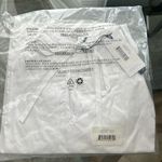 Who What Wear Kat Poet Tie Neck Top, White, Size M New w/Tag in Original Packaging Photo 1