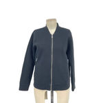 Everlane  Utility Scuba Track Zip Bomber Jacket‎ in Black Size Small Photo 1