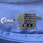 Zyia  Active Light n Tight Hi-Rise Mesh Block Multi 7/8 Legging Colorblock Size 2 Photo 12