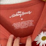 The Rolling Stones  orange daisy crop band graphic tee M Photo 2