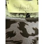 Hourglass Lilly  Gray Leopard Cheetah Animal Print Size M/L Long Sleeve Dress NWT Photo 3