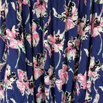 Kori NWT American Off-the-Shoulder Bell Sleeves Romper One Piece Blue Floral S Photo 5