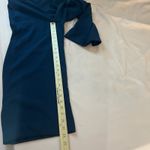 Madewell  Wide Leg Cropped Pants Navy Blue‎ Elastic Waist Pockets Womens Photo 10