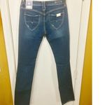 Replay women's size 28 round tip pocket "BENOULES" Beyonce Knowles skinny jeans Blue Photo 3