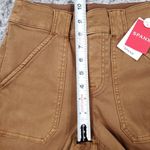 Spanx READ Stretch Twill Ankle Cargo Pant Size Small Petite Brown Pull On Photo 7