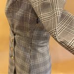 ZARA Grey Plaid Jeweled Blazer Mini Dress Size S NWT Photo 7