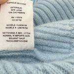 Helmut Lang  Sweater Wool Cashmere V-Neck Ribbed Baby Blue‎ Size Medium Photo 10