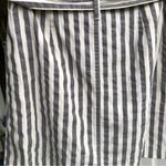 Indigo Rein  Gray Striped Mini Cotton Blend Skirt 9 Photo 4