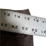 American Vintage Vintage Brown Plaid Wide Leg long shorts culottes knee length herringbone 7 Photo 6