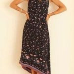 Natalie Martin 💕💕 Ashley Asymmetrical Midi Dress ~ Teal Pomegranite Print Small Photo 11