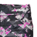 FILA  Running Black Pink Gray White Geometric Pattern Athletic Leggings XS Photo 2
