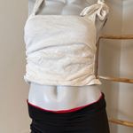 Free People  Women's White Sleeveless Boulevard Tank Top Sz S Photo 0