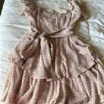 Francesca's  Romper Floral Pink Photo 2