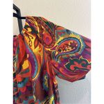 easel Size 1X  Los Angeles Paisley Bubble Sleeve Dress in Multicolor Photo 7