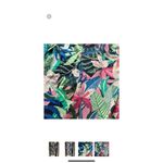 Loft Kimono Floral Beach Coverup Pink Green Longline Size XS/S Open Front Garden Photo 7