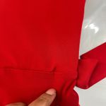 Calvin Klein Wrap Dress Womens Red 14 Ruffled Trim Cap Sleeve V Neck Tie Waist Photo 11