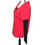 Danskin Now Red Organic Cotton V-Neck Women's Top With Base Layer Photo 3