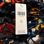 Anthropologie Hutch Velvet Floral Wide-Leg Jumpsuit Size XS Blue Pattern Photo 8