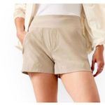 Athleta  Trekkie North Short Size 10 Sand Running Hiking Outdoor Shorts Khaki Photo 0