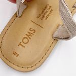 Toms  Lexie Strappy Sandals Oxford Tan Heritage Canvas Diamond Tribal Size 9 Photo 6