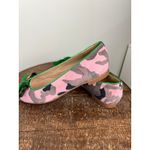 Dream Walkers Pink Camo Ballet Flats Feather Bow Pointed Toe Women Size 37 Photo 8
