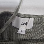 LPA  Karter Knit Midi Dress in Sage Large Photo 8