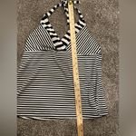 Mossimo Vintage Y2K Halter Black and White Stripe Tankini Top Size L Photo 5