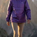 Coleman  multitec purple hooded lightweight outdoor rain jacket pouch Sz Small Photo 0