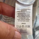 Loft Plaid Button-Down Shirt White Blue Classic Casual Business office - Size XL Photo 9