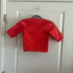 Adidas  Ivy Park Red Crop Top with Bold Style Photo 4