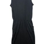 Tommy John Second Skin Cinched Dress Black Sleeveless Tank Women's Small S NWT Photo 0