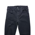 Mother The Looker Jeans Womens 28 Not Guilty Black Denim Ankle Painted Grunge Photo 1