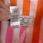 Beach Riot  women's small medium Alexa casual Pink and Orange Button Down Shirt Photo 6