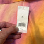 Banana Republic   orange and pink‎ skirt shell 52%linen 48%cotton Photo 2