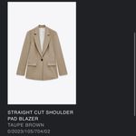 ZARA Straight Cut Blazer   Photo 1