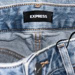 EXPRESS Light Wash Slight Distressed Jeans Photo 3