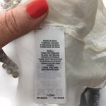 French Connection  White & Brass Bead Cotton Dress Size 4 Photo 2