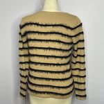 Vince Camuto Eyelash Yarn Striped Top M Photo 3
