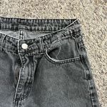 SheIn Black Denim  Mom Jeans Photo 3